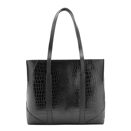 Women’s Tote + Sling Croc Printed Combo