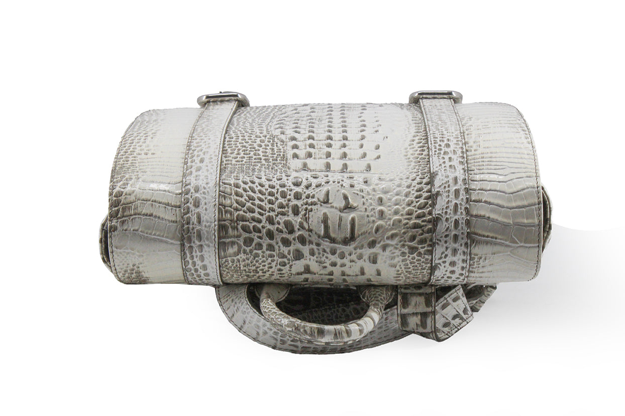 Women’s White Croc Backpack
