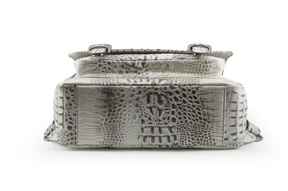 Women’s White Croc Backpack